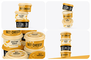 Food Container Mockup Set, a Cups & Container Mockup by Mockups Planet