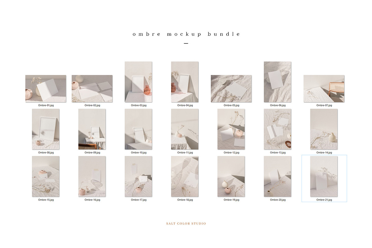 Ombre - Frame and Stationery Mockups, a Household Mockup by Salt Color Studio (Photo 11 of 12)