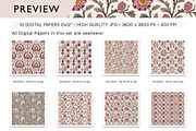 Bohemian Chic Pattern Muted Colors, a Pattern Graphic by Maishop (Thumbnail 4 of 4)