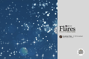 23 Procreate Flares Brashes Set