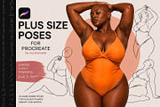 Plus Size Female Body Procreate, a Brush Add-On by sundrameda (Thumbnail 1 of 9)