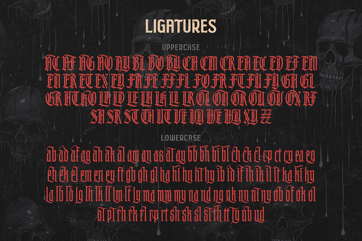 Wellfoge Blackletter Rough Font, a Blackletter Font by alit design (Photo 17 of 20)