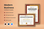 Modern Business Certificate Template, a Print Template by twinstd (Thumbnail 1 of 3)