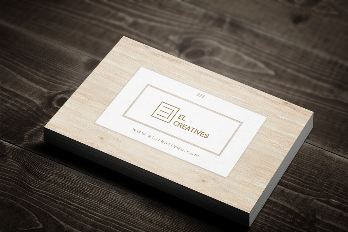 Clean Wooden Business Card, a Business Card Template by bouncy (Photo 4 of 4)