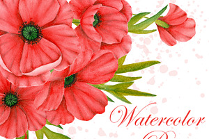 Red Poppy Clipart