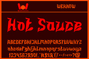 Spicy Flavors font, a Font by weknow (Thumbnail 2 of 5)
