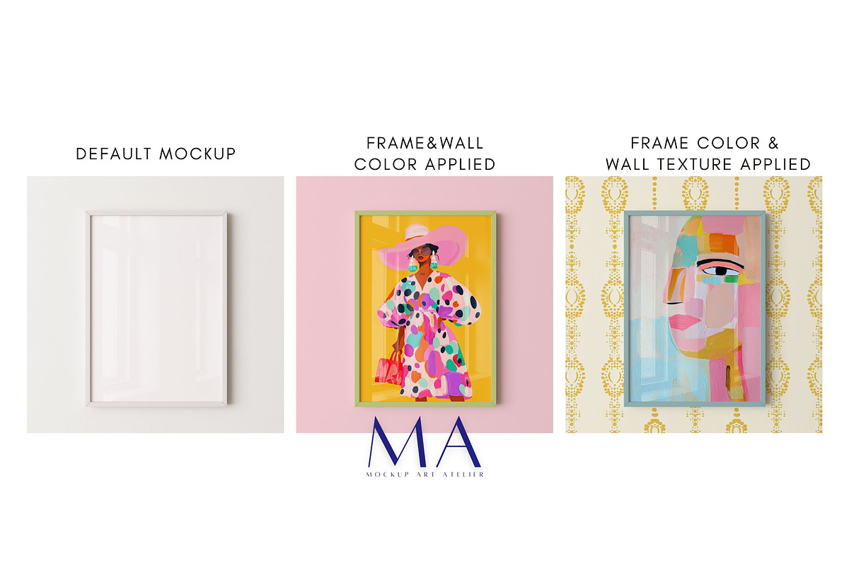 Mega Interior Frame Mockup Pack, a Household Mockup by Mockup Art Atelier (Photo 44 of 60)