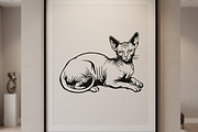Sphynx Cat Illustration Pack, an Animal Illustration by Tekuni (Thumbnail 6 of 14)