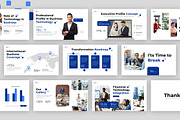 Modern Blue Business Google Slides, a Presentation Template by Loin Studio (Thumbnail 4 of 4)