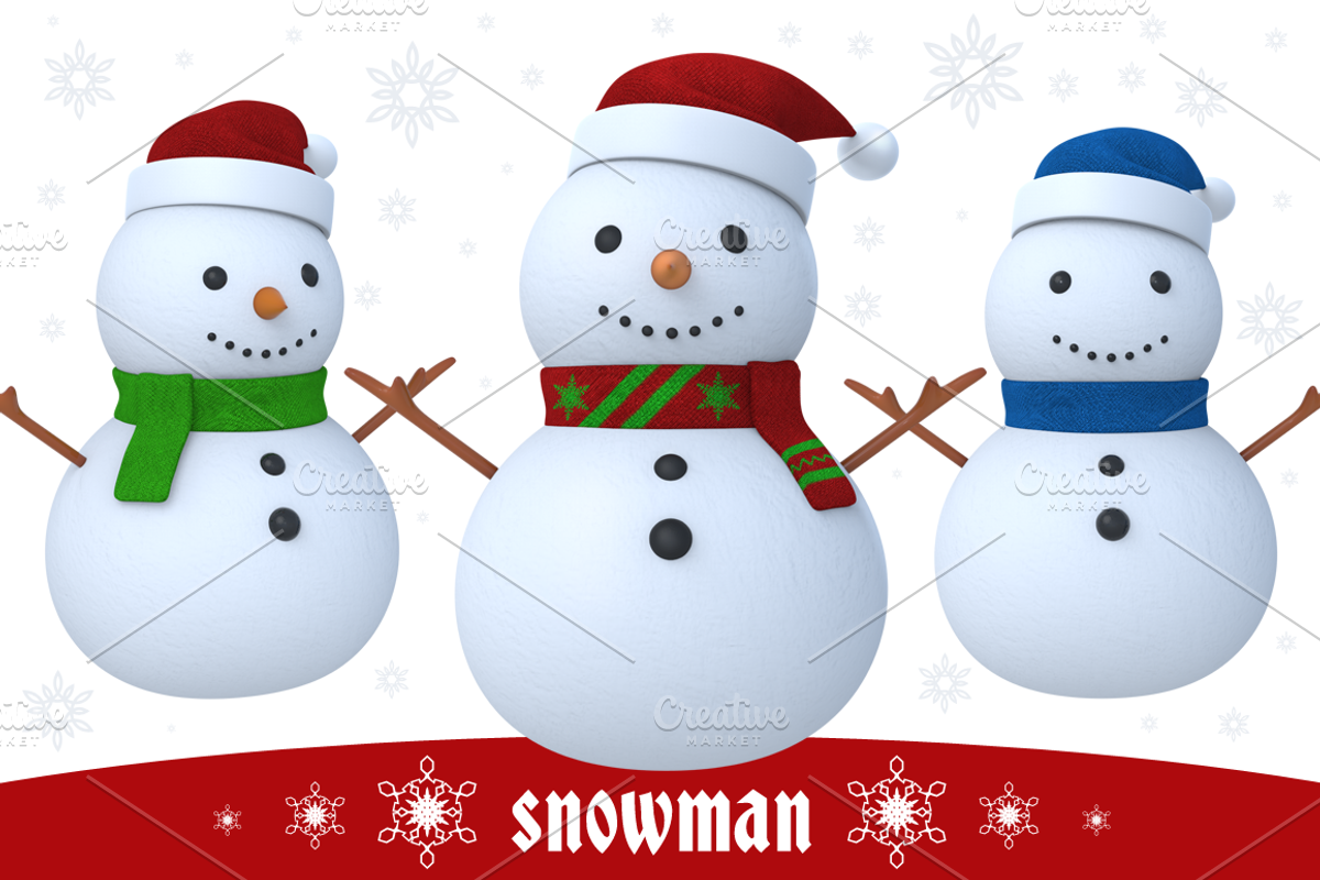 Snowman 3D