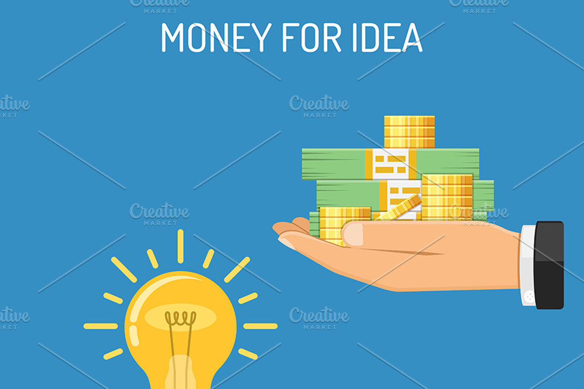 Money, Paper currency, Bitcoins Gold, a Finance Illustration by TAlex (Photo 3 of 6)