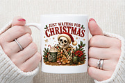 Funny Skeleton Christmas Png, a Seasonal Illustration by Sublimation Artist (Thumbnail 7 of 9)