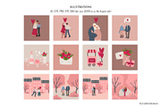 Couple in love clipart | ai png svg, a Person Illustration by LyubovZaytseva (Thumbnail 6 of 19)