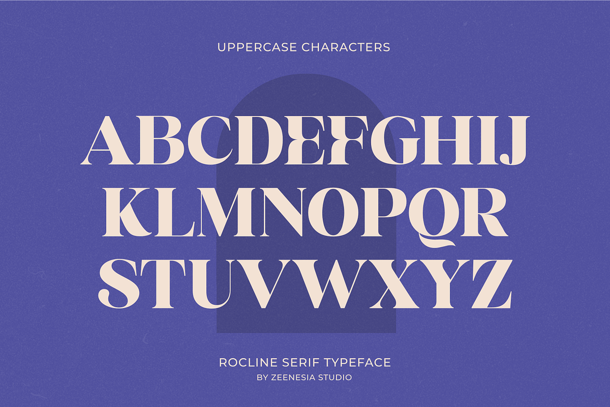 Rocline Serif, a Serif Font by zeenesia (Photo 11 of 16)