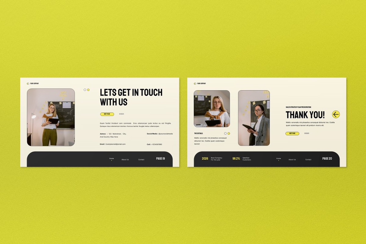 Sales Strategy Plan Google Slide, a Presentation Template by graphicook (Photo 8 of 8)