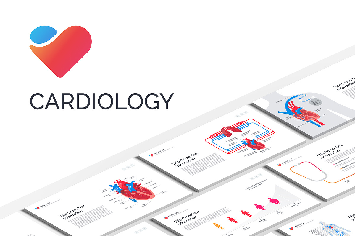 Cardiology Google Slides, a Presentation Template by HiSlide.io