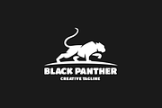 Panther Silhouette Logo Template, a Branding & Logo Template by EndR_ID (Thumbnail 2 of 2)