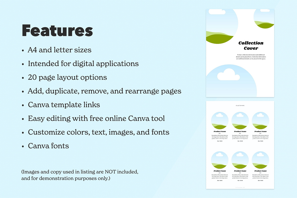 Canva Wholesale Catalog Template, a Brochure Template by Dandymark (Photo 4 of 12)