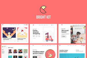 Bright Kit Web Layouts