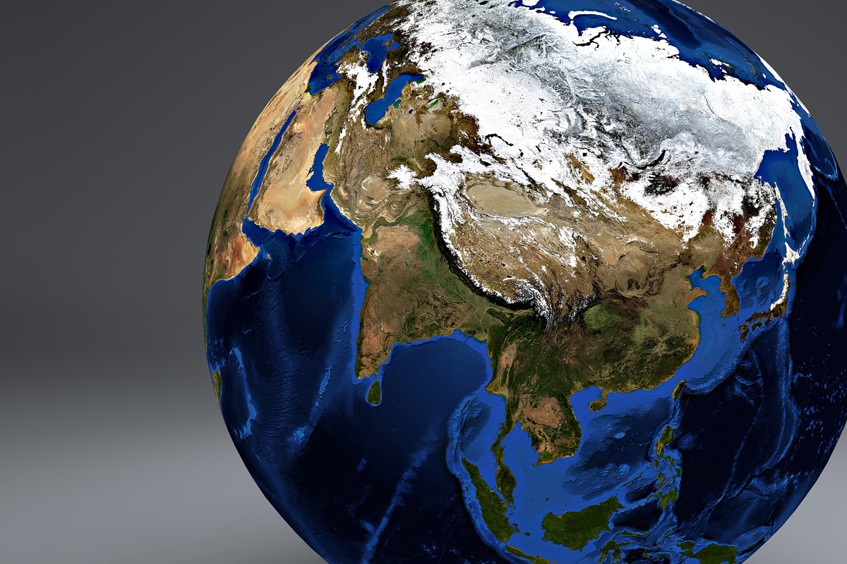 Earth Globe 10k, an Environmental 3D Model by Flash My Pixel (Photo 5 of 7)