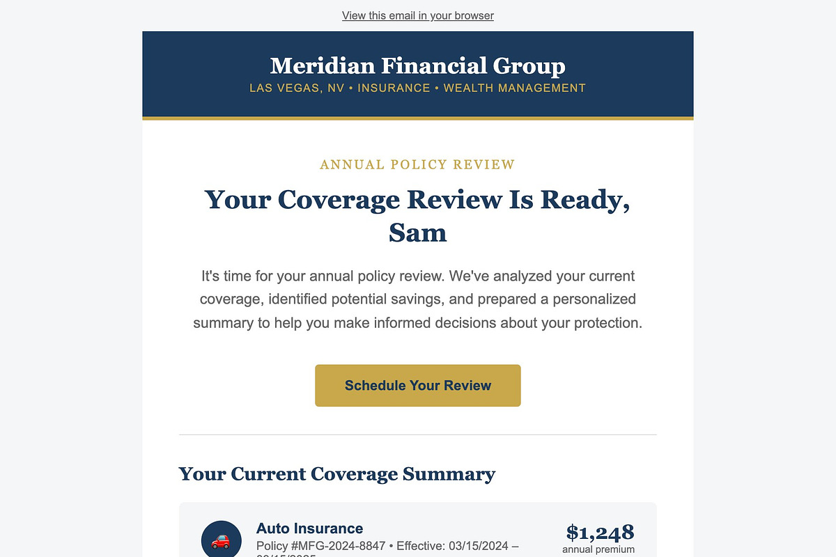 Finance & Insurance Email Kit, an Email Template by Art Club (Photo 2 of 5)