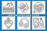 TRIPPY & GROOVY Coloring Book Vol 02, a Decorative Illustration by Coco Bloom (Thumbnail 2 of 4)