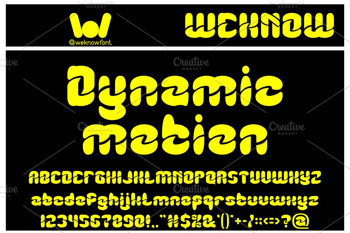Chasing Lightning font, a Font by weknow (Photo 3 of 8)