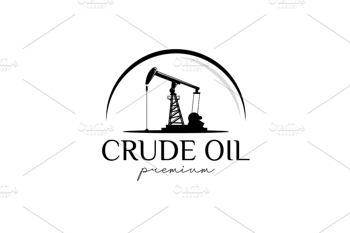 Crude oil logo icon illustration, a Branding & Logo Template by Dyn Studio