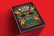 Mardi Gras Flyer Template, a Flyer Template by Muhamad Iqbal hidayat (Thumbnail 2 of 4)
