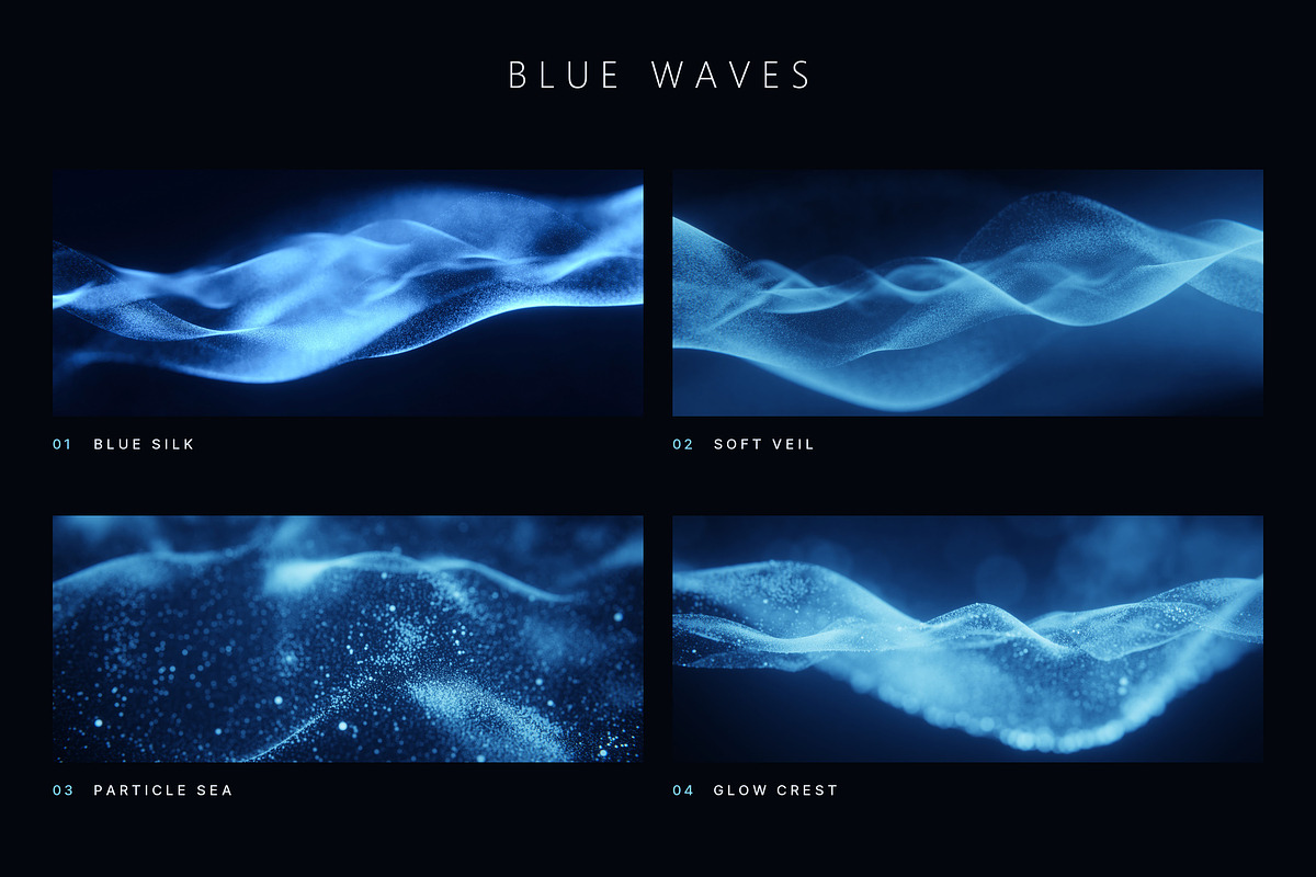 Particle Waves - 12 JPG Backgrounds, a Background Graphic by Photocreo Michal Bednarek (Photo 2 of 6)