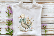 Whimsical Summer Goose Clipart, an Illustration by OK Design (Thumbnail 5 of 6)
