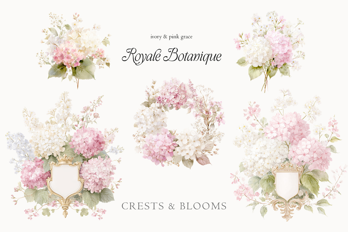 Vintage Floral Bundle, an Object Illustration by studioequinox (Photo 16 of 65)