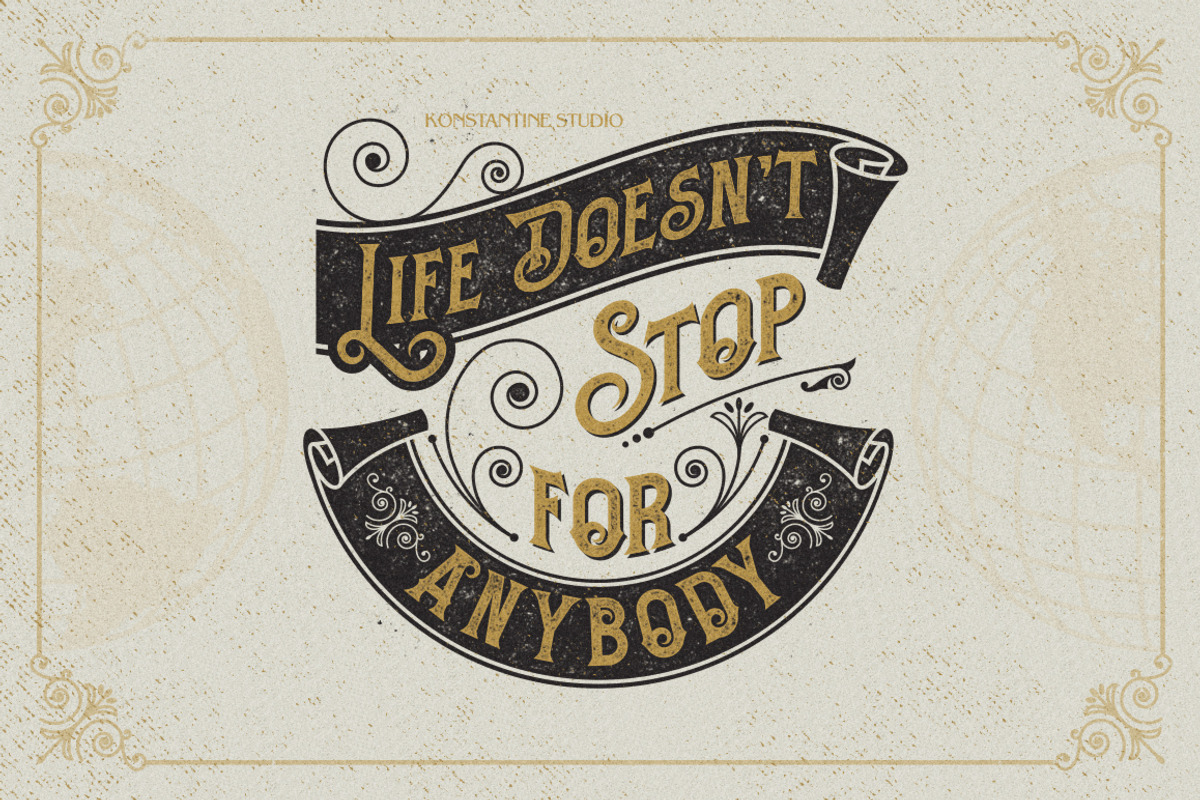 Hemera Vintage Branding font preview 4