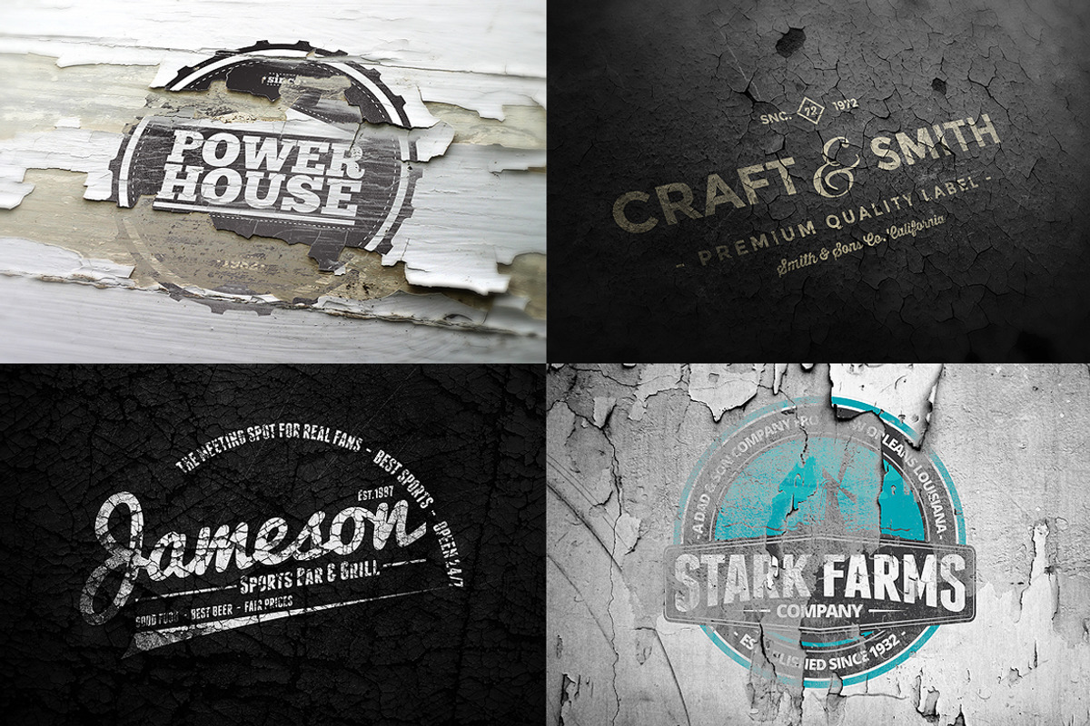 Vintage Logo Mock-ups, a Product Mockup by Graphicdome (Photo 2 of 5)