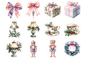 Grand Millennial Christmas, an Illustration by Design Market (Thumbnail 2 of 4)