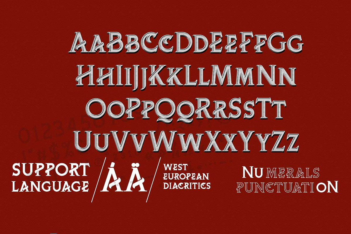 Chiquel - Serif Vintage Font, a Serif Font by Ridha-38.lineart (Photo 7 of 10)