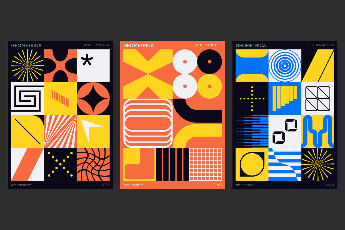Geometrica Vol.2 – Brutalist Kit, an Object Graphic by Léo Alexandre (Photo 7 of 15)