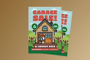 Garage Sale Promo Flyer, a Flyer Template by MMPixelCraft