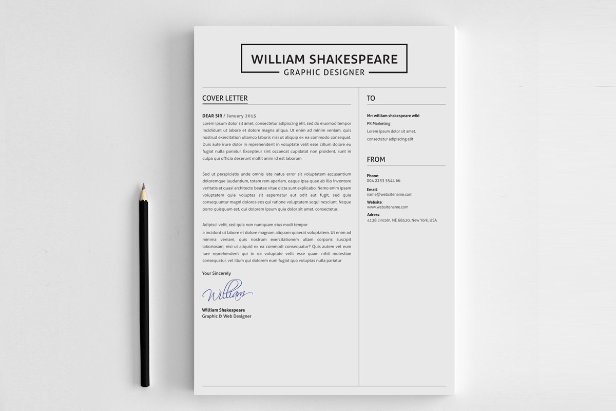 Resume/CV, a Resume Template by resumetemplathttps://d3es (Photo 4 of 4)