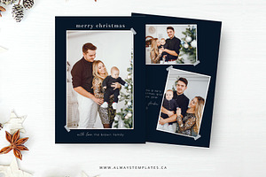 Christmas Card Template CC129