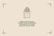 Vintage Houses Procreate Stamps, a Brush Add-On by Veronika Gotovceva (Thumbnail 10 of 10)