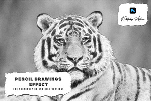 Pencil Drawings Effect Photoshop, a Layer Style Add-On by Hubzway