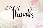Cake Birthday | Script Font, a Handwritten Font by Scratchones (Thumbnail 8 of 8)