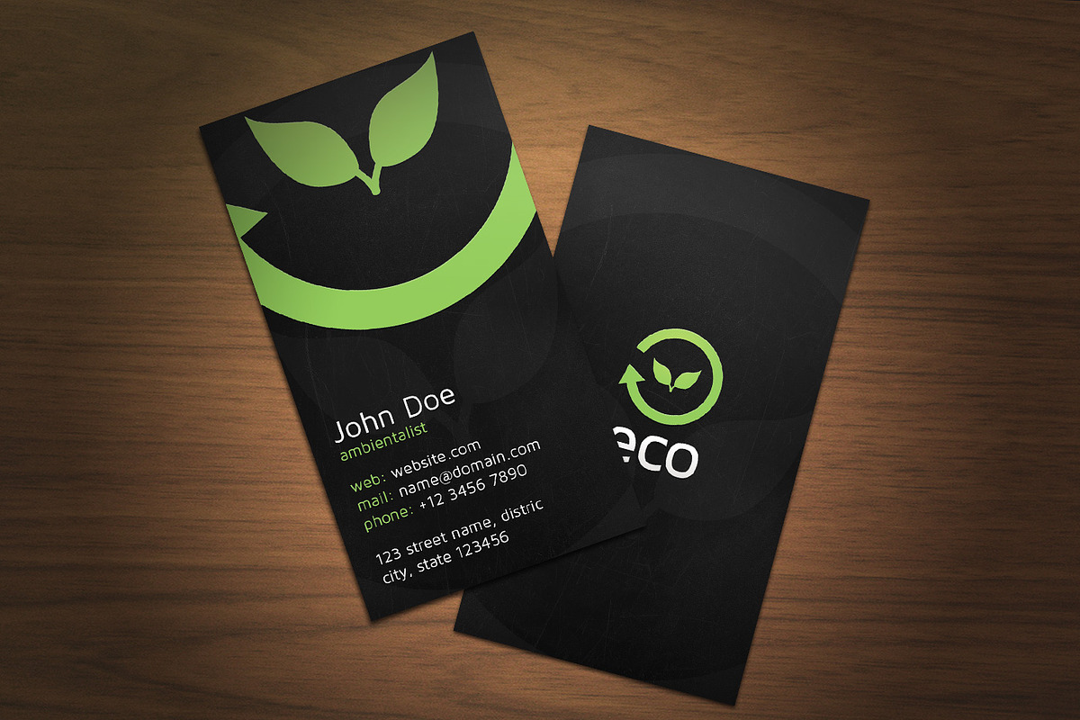 ECO Business Card, a Business Card Template by Rafael Oliveira (Photo 4 of 4)