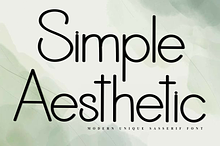 Simple Aesthetic