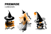 Retro halftone Halloween collection, a Texture Illustration by Lana Sham (Thumbnail 19 of 20)
