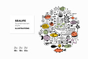 Sealife collection, an Illustration by adehoidar (Thumbnail 1 of 5)