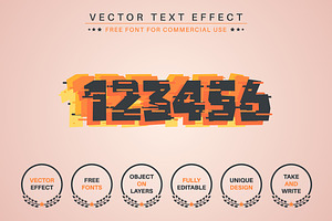 Pumpkin Layers Editable Text Effect