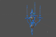 Chandelier 3d model (game ready), a Light 3D Model by Snji | 3D Models (Thumbnail 17 of 18)