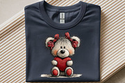 Valentine Teddy PNG Set, an Illustration by SinaCreation (Thumbnail 5 of 11)